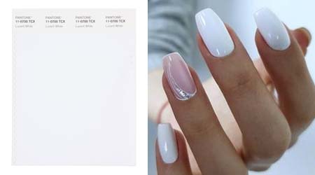 PANTONE 11-0700 Lucent White — Прозрачный белый